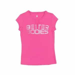 Better Bodies Fitness V-Tee-hot pink