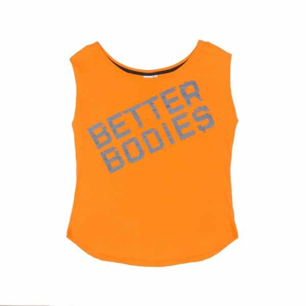Better Bodies Casual Printed Tee-bright orange